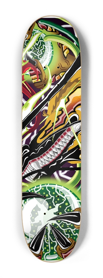Grinning Dragon 7 1/4" Deck 7-1/4 Mini/Kid Skateboard