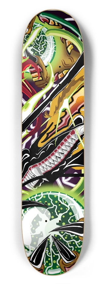 Grinning Dragon 7 1/2" Deck 7-1/2 Skateboard Deck