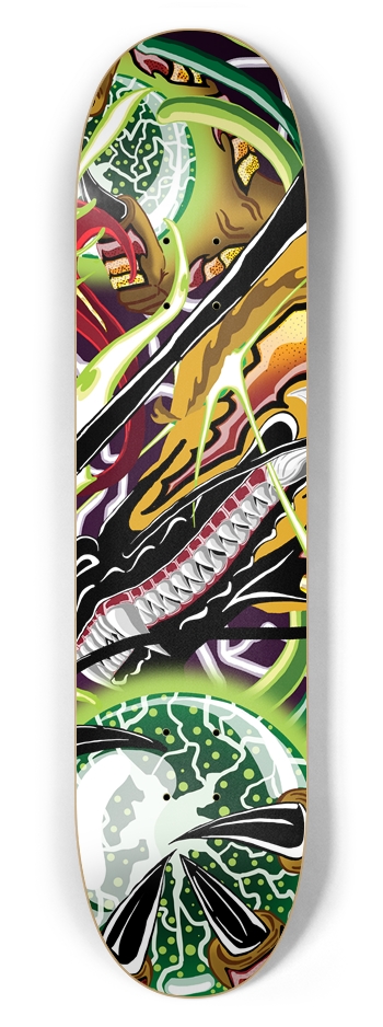 Grinning Dragon 7 5/8" Deck 7-5/8 Skateboard Deck