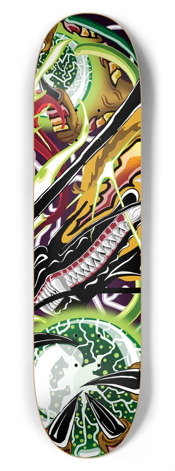 Grinning Dragon 7 3/4" Deck 7-3/4 Skateboard Deck