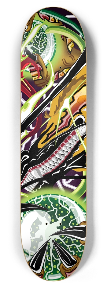Grinning Dragon 7 7/8" Deck 7-7/8 Skateboard Deck