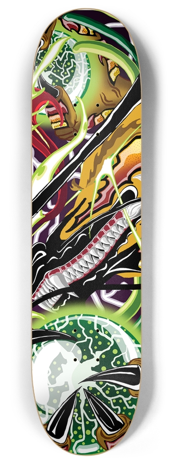 Grinning Dragon 8" Deck 8 Inch Skateboard Deck