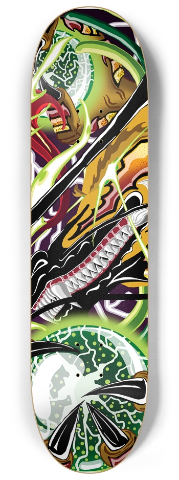 Grinning Dragon 8 1/4" Deck 8-1/4 Skateboard Deck