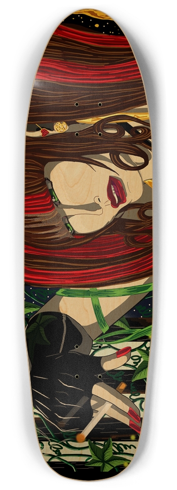 Sara Rose w/ Cigarette Punk Nose Pool Deck Punk Nose Shape