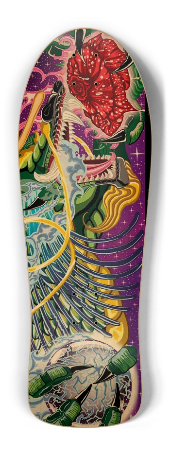 Dragon Of The Rose Old School Deck Old School Shape