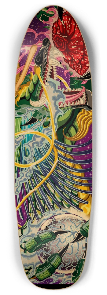 Dragon Of The Rose Punk Nose Pool Deck Punk Nose Pool Shape