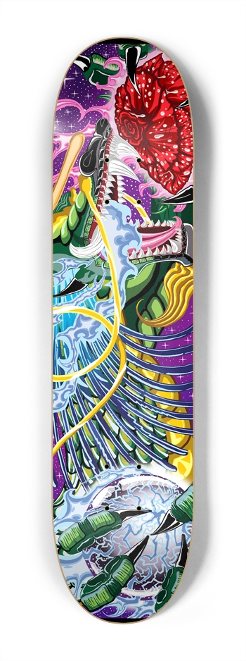 Dragon Of The Rose 7 1/4" Deck 7-1/4 Mini/Kid Skateboard