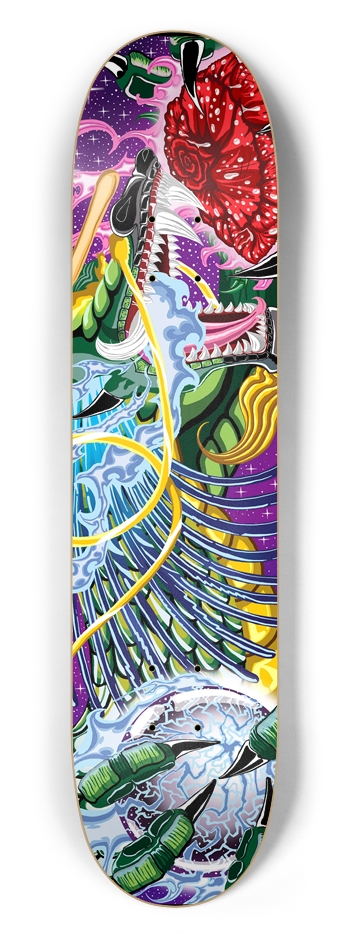 Dragon Of The Rose 7 1/2" Deck 7-1/2 Skateboard Deck