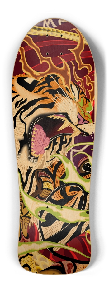 Tiger Old School Deck Old School Shape