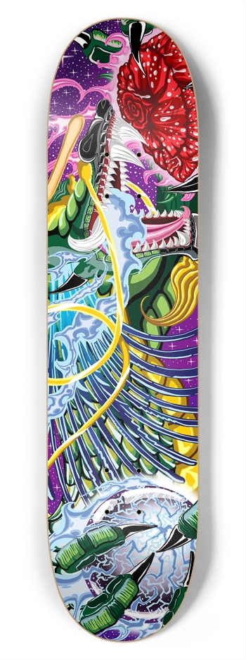 Dragon Of The Rose 7 3/4" Deck 7-3/4 Skateboard Deck