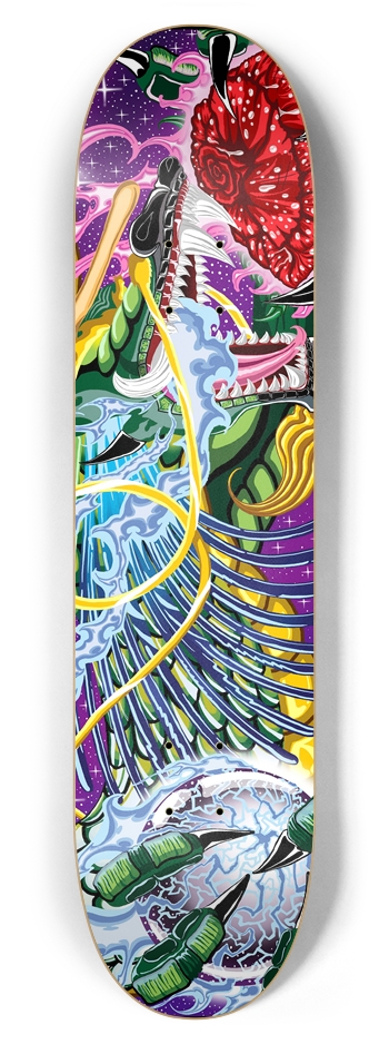 Dragon Of The Rose 7 7/8" Deck 7-7/8 Skateboard Deck