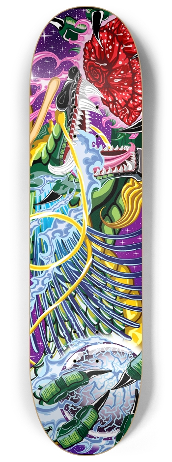 Dragon Of The Rose 8 1/4" Deck 8-1/4 Skateboard Deck