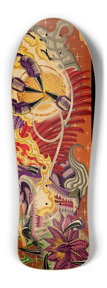 Dragon Of The Lotus Old School Deck Old School Shape