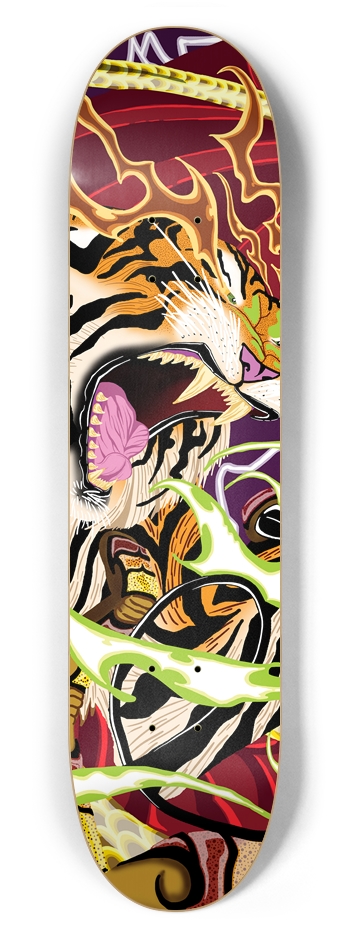 Tiger 7 5/8" Deck 7-5/8 Skateboard Deck