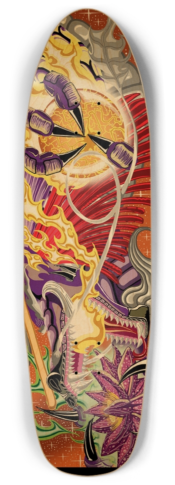 Dragon Of The Lotus Punk Nose Pool Deck Punk Nose Pool Shape