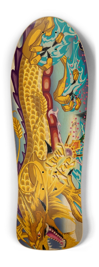 Golden Dragon Old School Deck Old School Shape