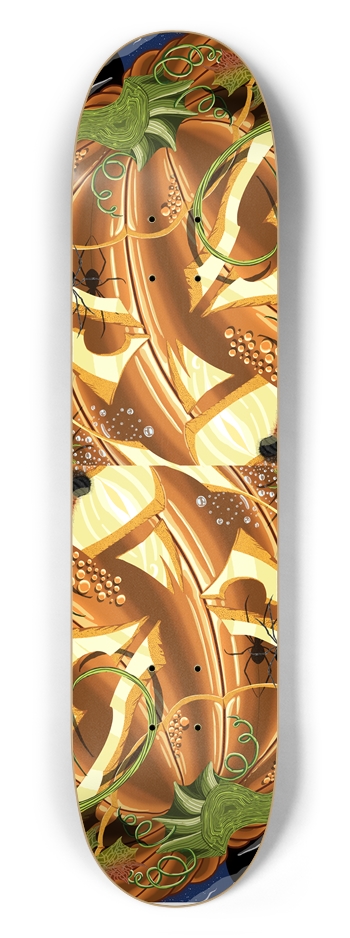 Cheshire Pumpkin 7 1/2" Deck 7-1/2 Skateboard Deck