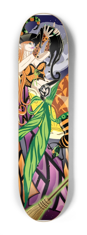 Cassandra The Witch Fairy 7 1/4" Deck 7-1/4 Mini/Kid Skateboard