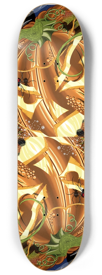 Cheshire Pumpkin 8 1/4" Deck 8-1/4 Skateboard Deck