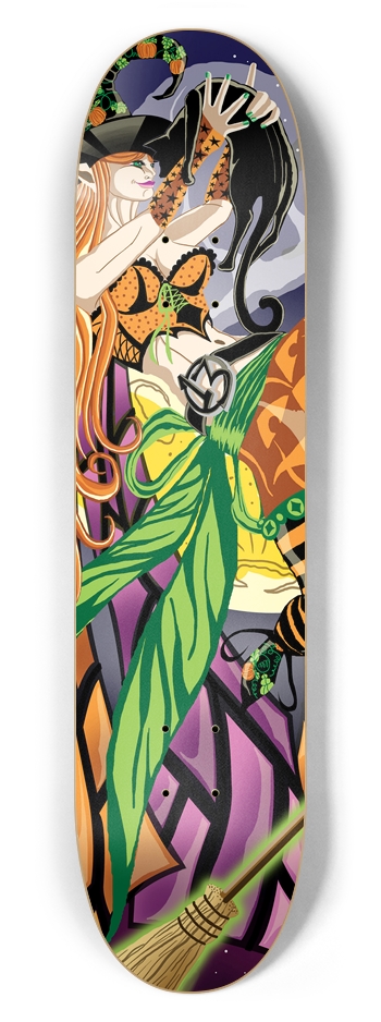 Cassandra The Witch Fairy 7 5/8" Deck 7-5/8 Skateboard Deck
