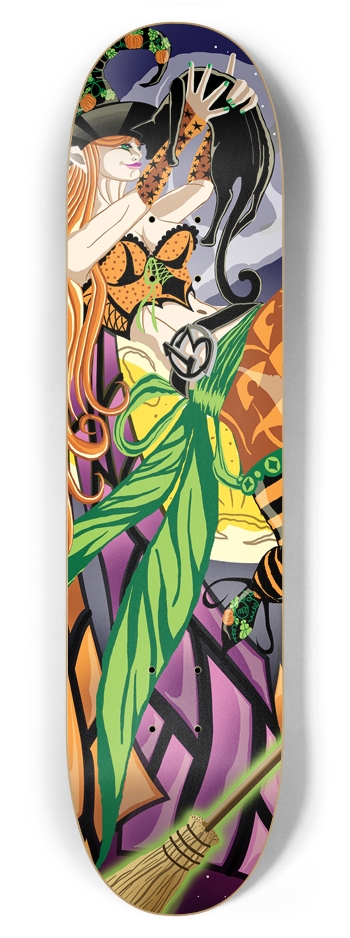 Cassandra The Witch Fairy 7 7/8" Deck 7-7/8 Skateboard Deck