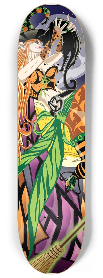 Cassandra The Witch Fairy 8 1/4" Deck 8-1/4 Skateboard Deck