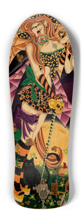 Cassandra w/ Lollipop Old School Deck Old School Shape