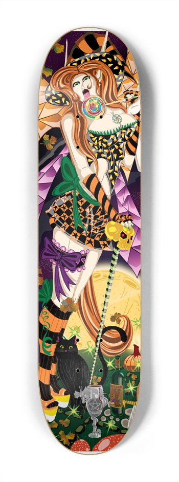 Cassandra w/ Lollipop 7 1/4" Deck 7-1/4 Mini/Kid Skateboard