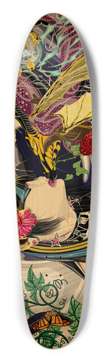 Kiss Of The Dragon Longboard Deck Longboard Shape