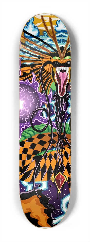 Halloween Dragon 7 1/4" Deck 7-1/4 Mini/Kid Skateboard
