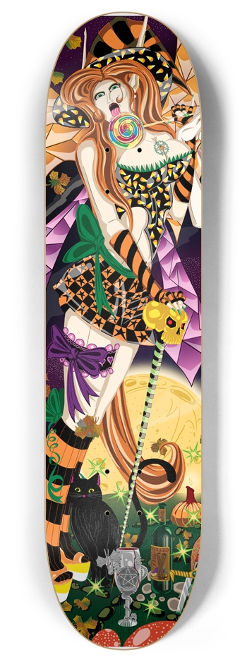Cassandra w/ Lollipop 8" Deck 8 Inch Skateboard Deck