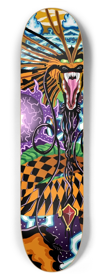 Halloween Dragon 7 5/8" Deck 7-5/8 Skateboard Deck