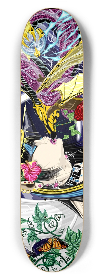 Kiss Of The Dragon 7 5/8" Deck 7-5/8 Skateboard Deck
