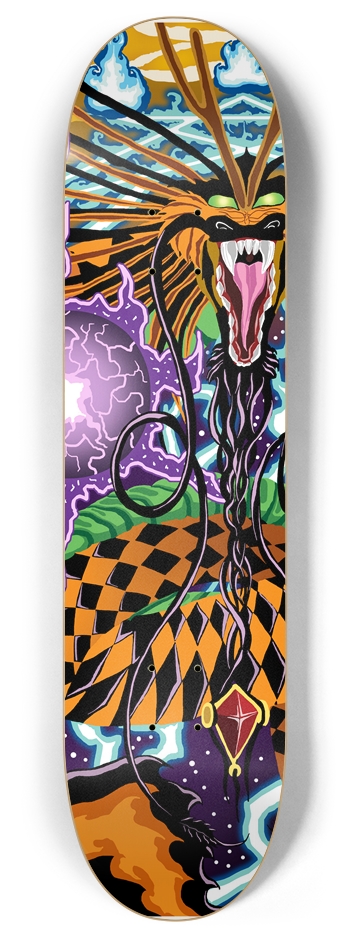 Halloween Dragon 8" Deck 8 Inch Skateboard Deck