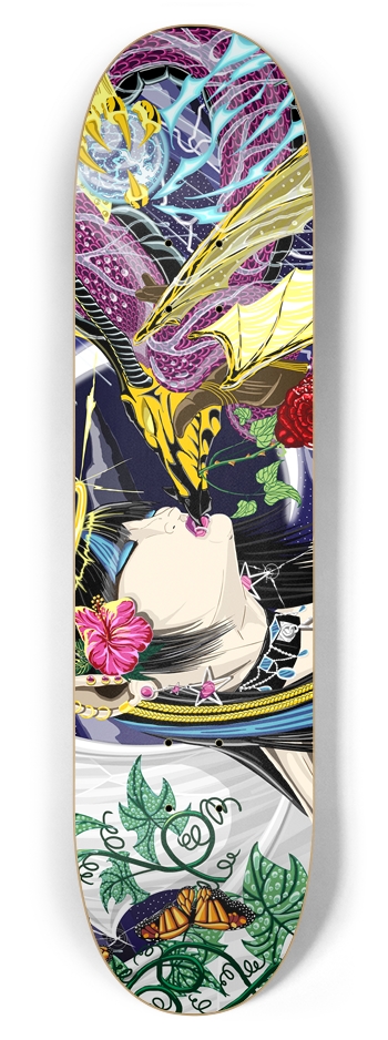 Kiss Of The Dragon 7 7/8" Deck 7-7/8 Skateboard Deck