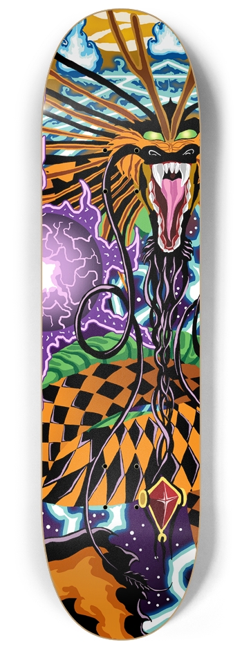 Halloween Dragon 8 1/4" Deck 8-1/4 Skateboard Deck