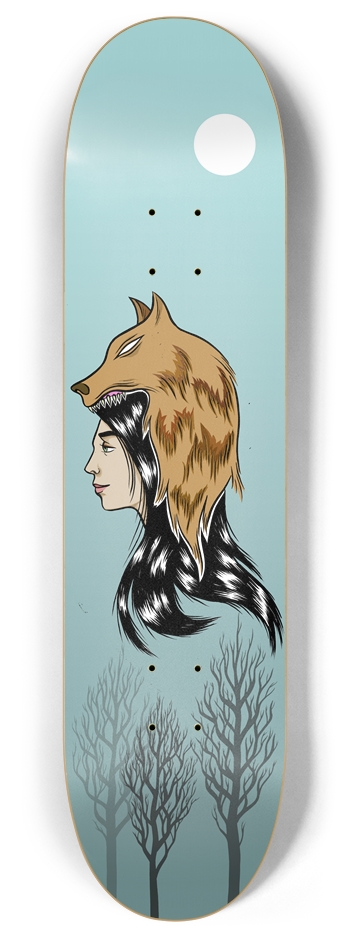 Forest Queen 8 Inch Skateboard Deck