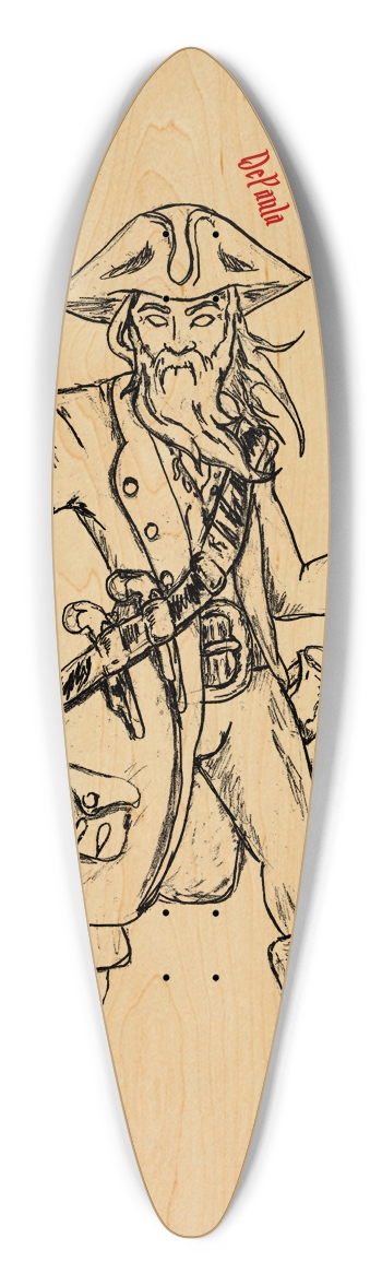 Pirate Captain Pintail Longboard