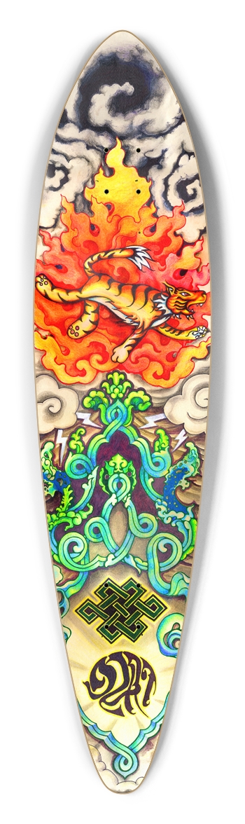 Custom Longboard Pintail Longboard