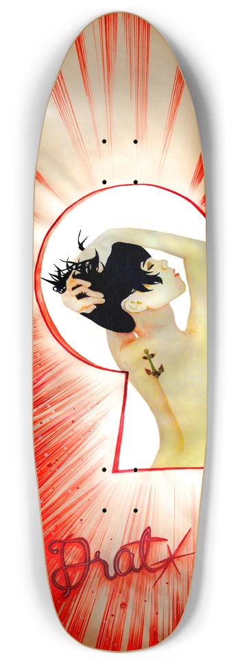 Punk Point Pin-Up * red Punk Nose Shape