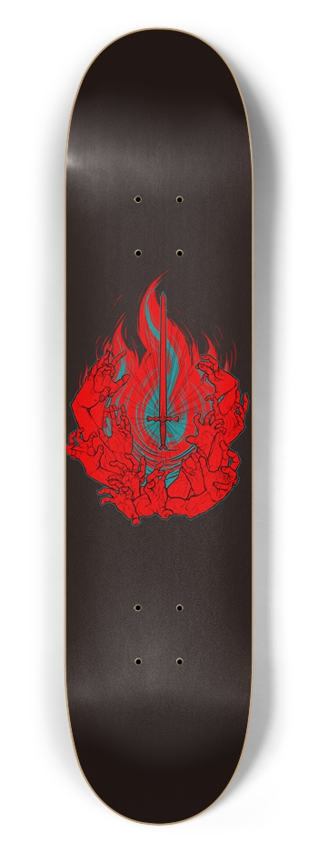 War Skateboard 7-1/2 Skateboard Deck