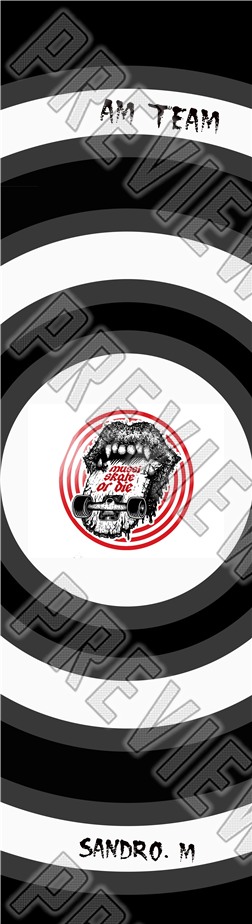AM Team 8 Inch Skateboard Deck