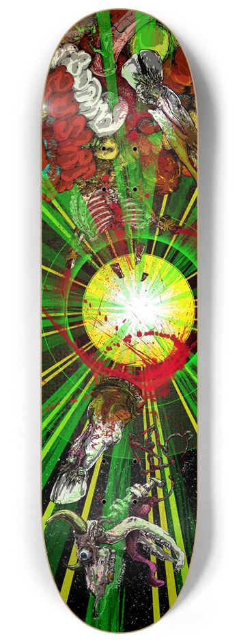 bleed out: Angus Morrison Model 8-1/4 Skateboard Deck