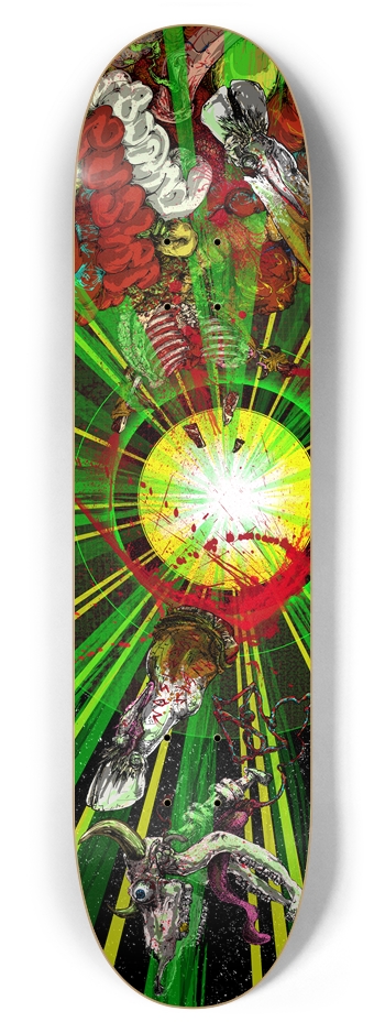 bleed out: Angus Morrison Model 7-7/8 Skateboard Deck