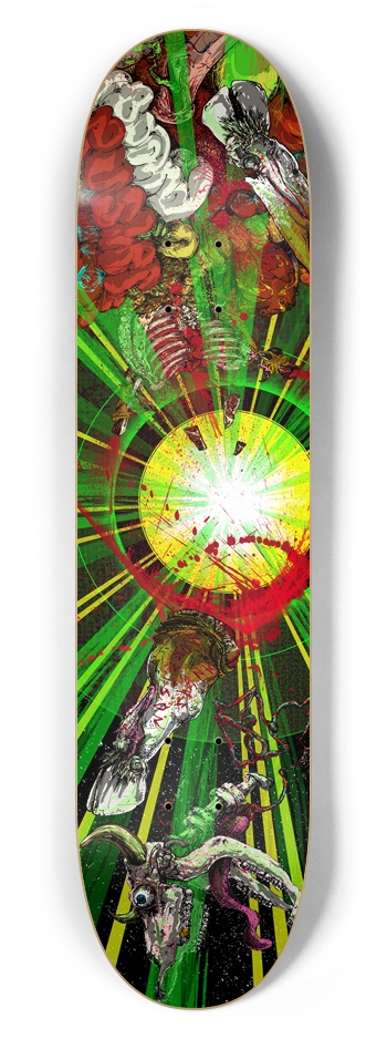 bleed out: Angus Morrison Model 7-5/8 Skateboard Deck