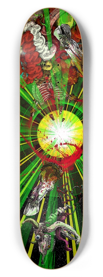 bleed out: Angus Morrison Model 7-3/4 Skateboard Deck