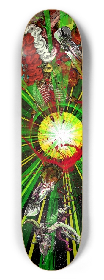 bleed out: Angus Morrison Model 7-1/2 Skateboard Deck