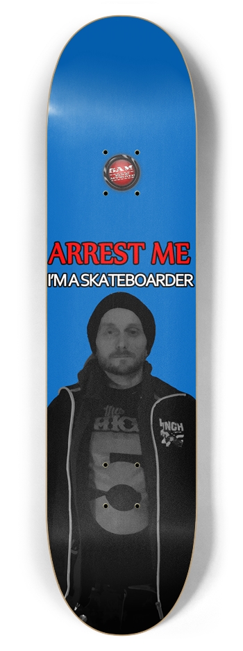 5:AM/ Ego Skates Arrest Me 7-7/8 Skateboard Deck