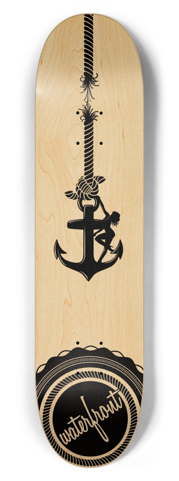 Waterfront - Anchor Series 1 - Small 7-5/8 Skateboard Deck