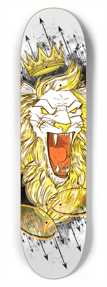 Conquest - The White Rider 7-3/4 Skateboard Deck